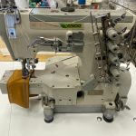 Pegasus w 600 cover stitch automatic sewing machines with table 110 volts .5 Thread Coverstitch Oil Barrier Cylinder Bed Industrial Interlock