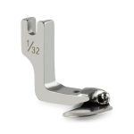 1/32" DOUBLE FOLD BALL HEMMING SEWING MACHINE FOOT