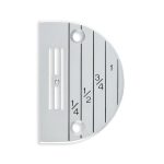 NEEDLE PLATE W/LINE GAUGE FOR FEED DOG