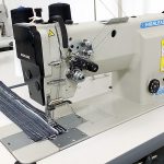 HIGHLEAD GC20518-B Double Needle Lockstitch Sewing Machine w BIG Bobbins