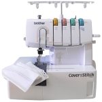 Brother 2340CV Coverstitch Serger, Sturdy Metal Frame, 1,100 Stitches Per Minute, Trim Trap, 1 Included Snap-on Presser Foot
