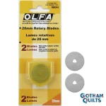 2pack Olfa 28mm Replacement Rotary Cutting Blades