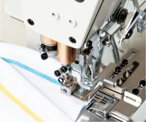 Juki MF3620-U300 4 Needle Feed Off Arm Flat Seamer Top Bottom Coverstitch Machine/Stand - Image 2