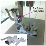 Low Shank Presser Foot Holder for Sewing Machine Snap On Presser Feet Adapter Sewing Accessories Tool