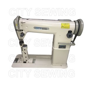 CT- 810 POST-BED Industrial Sewing Machine with roller foot complete unit 110 servo motor.