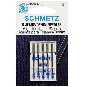 Schmetz Denim/Jeans Machine Needles 5/Pk-Several Sizes