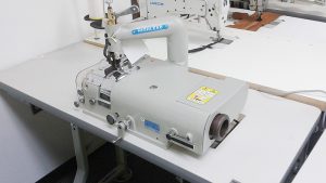 HIGHLEAD YXP-18 Leather Skiving Machine | Leather Skiver table and servo motor included.