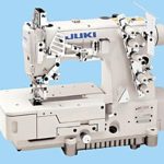 Juki MF-7523 - 3 Needle Coverstitch Industrial Machine w/ Table & Motor